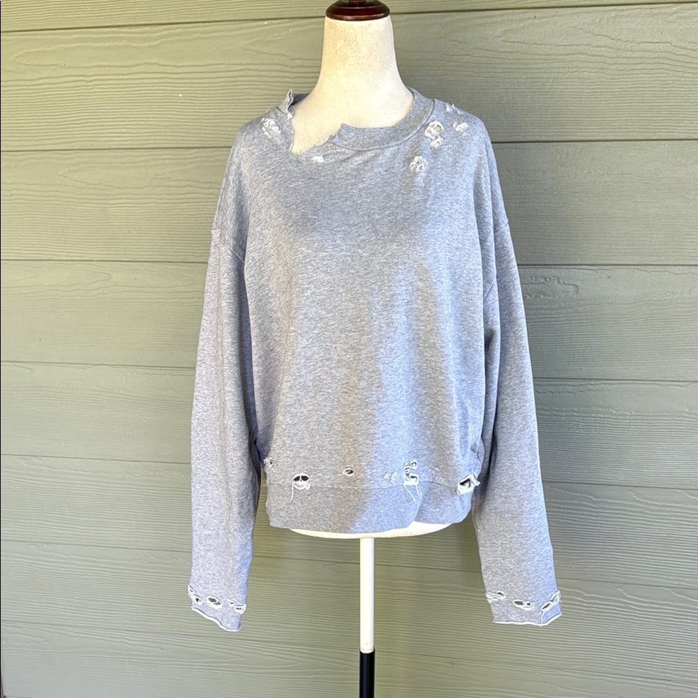 Alexander Wang Distressed Sweatshirt